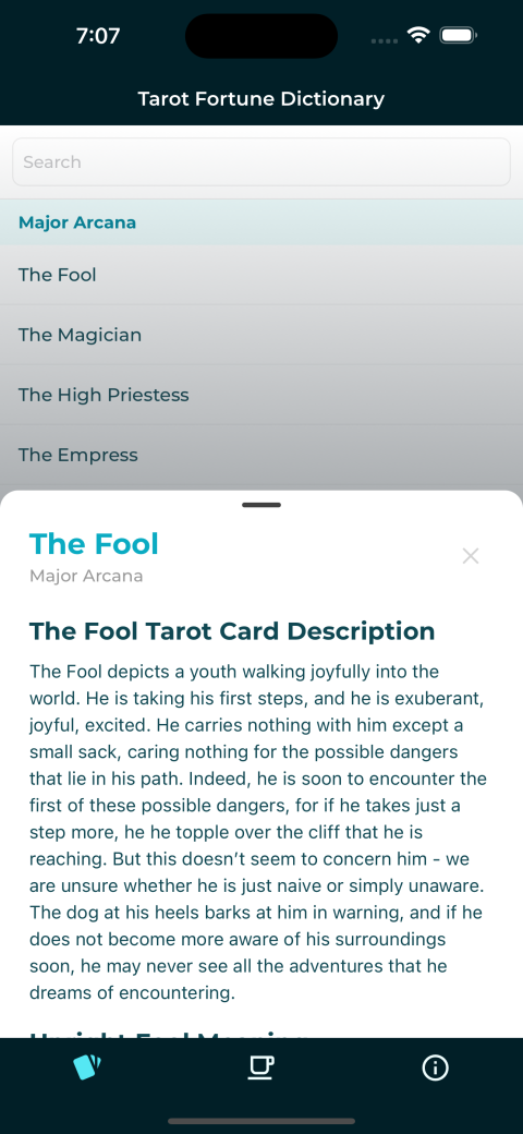 Fortune Dictionary Screenshots